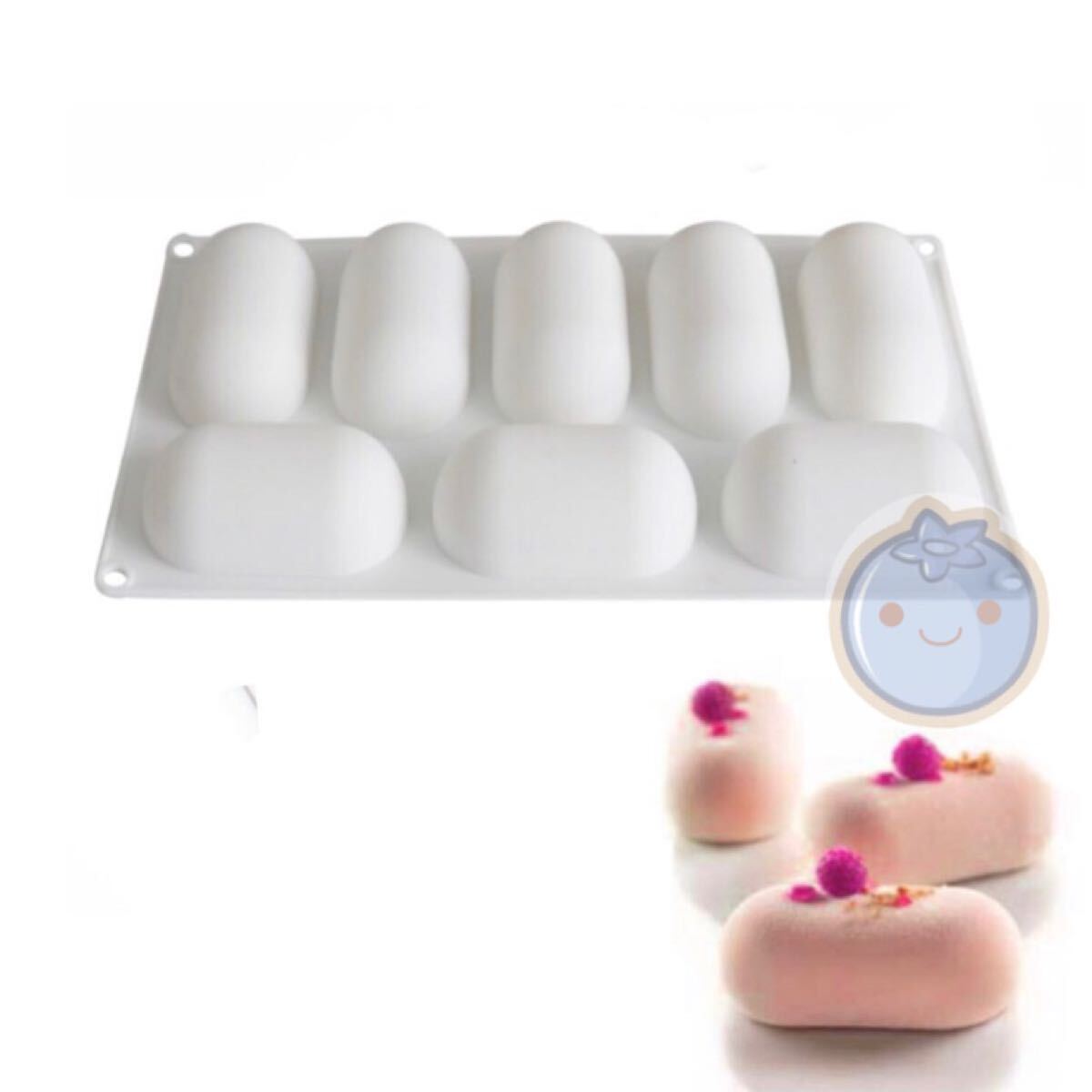 新品(送料無料)ノーマル シリコンモールド型 楕円型 楕円形 オーバル 長方形 ムース型 ケーキ型 和菓子道具 石けん型 石膏型拍卖