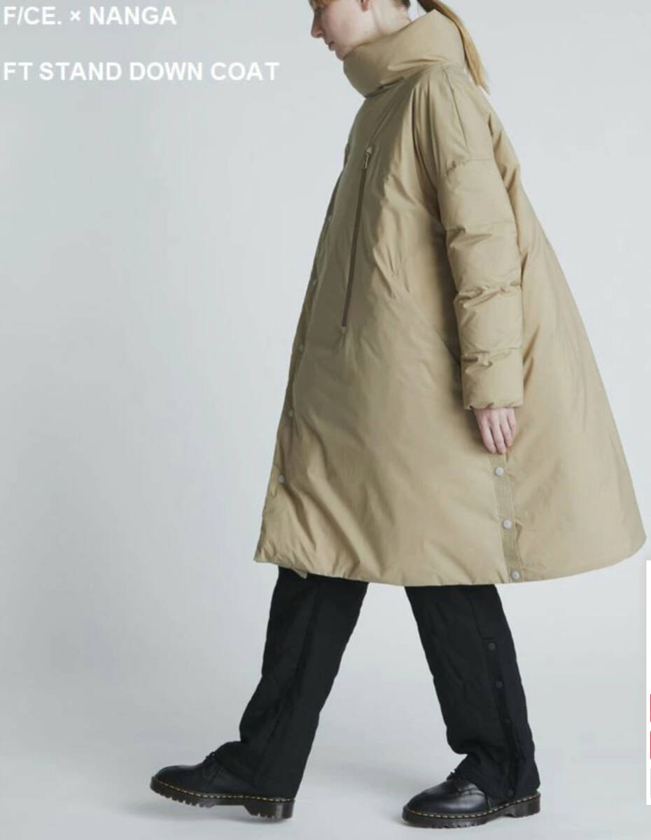 ♪国産ダウン NANGA ナンガダウンコート サイズS ナンガF/CE カーキ テントライン コムデギャルソン好き拍卖