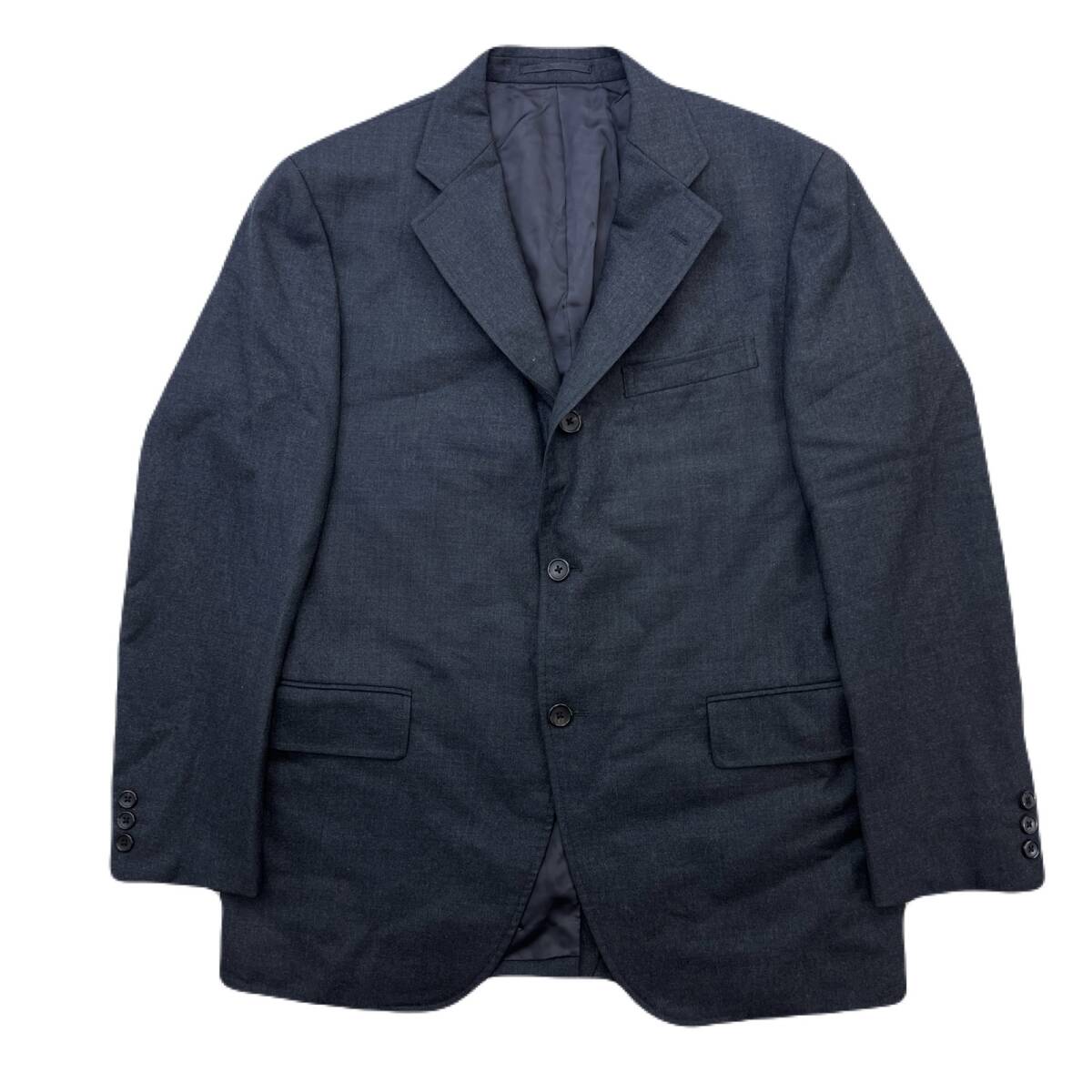 ジェイプレス テーラードジャケット ダークグレー AB6サイズ シングル きれいめ ●EE326拍卖