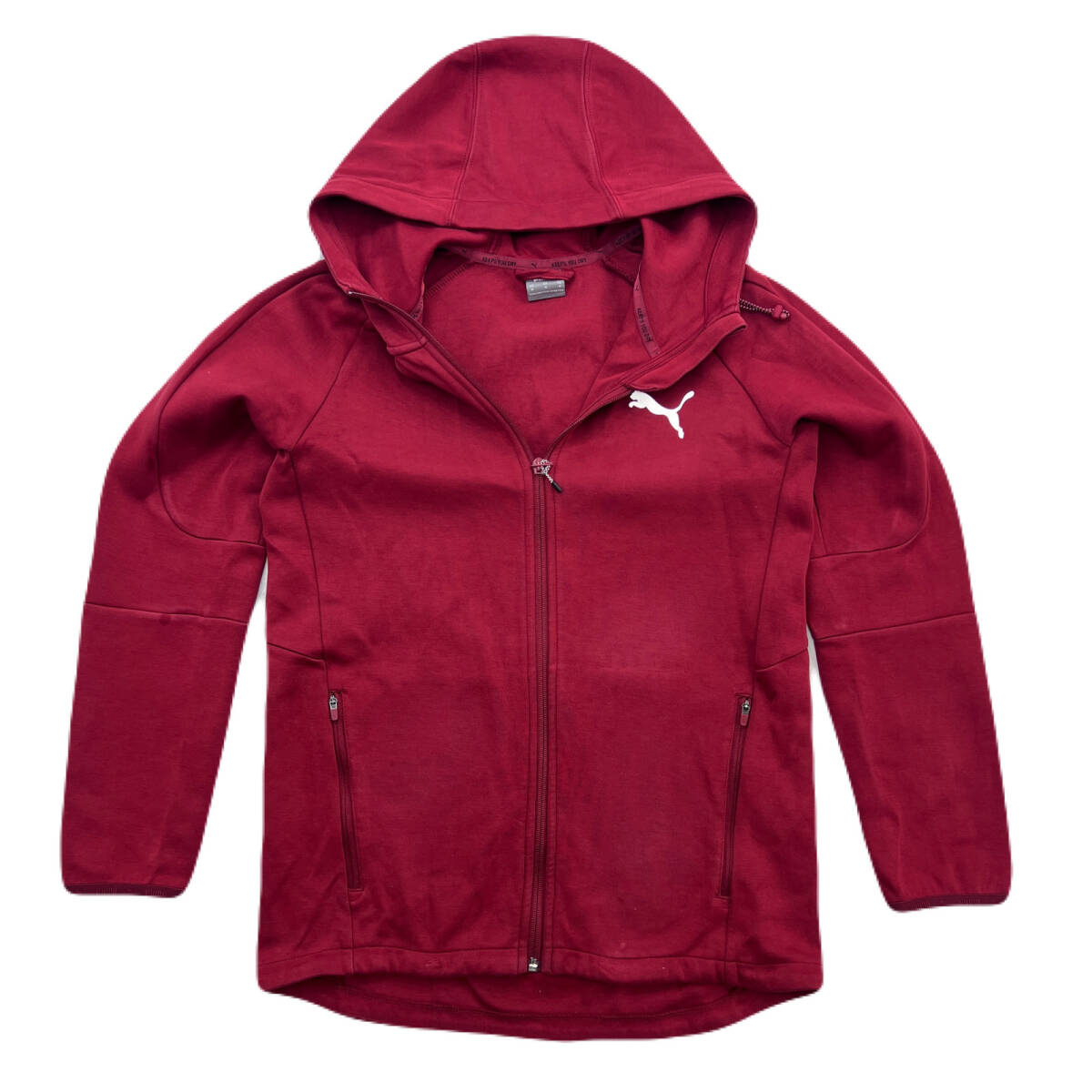 プーマ スウェット パーカー トレーナー レッド 赤 メンズ Mサイズ カジュアル スポーツに ●FB218拍卖