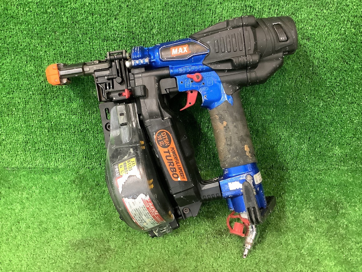 中古品 MAX マックス 41mm 高圧 ねじ打ち機 ターボドライバ HV-R41G4拍卖