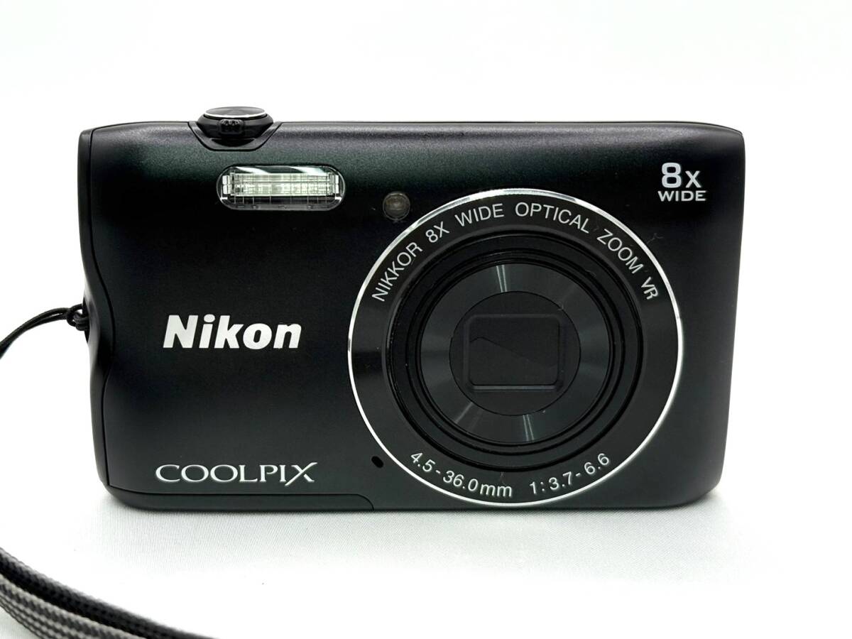 ◎ 1円スタート 通電確認済み Nikon ニコン A300 COOLPIX クールピクス コンパクトデジタルカメラ デジカメ カメラ ブラック拍卖