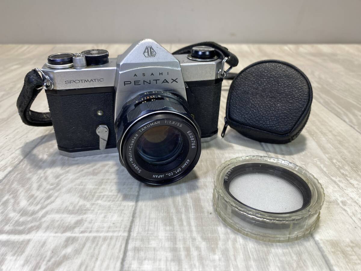 ☆PENTAX・ペンタックス SPOTMATIC・一眼レフ・レンズ・スポットマチック SP 【未確認/現状品】 (PN5j-43)拍卖