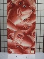 ☆ 限定品 岡重謹製 岡重友禅長襦袢地 鯛柄 25701拍卖