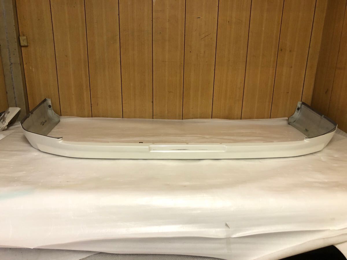 TRD!ハイエース 200系 標準 ナロー 4型 後期 純正 フロント スポイラー ホワイトパール系 MS341-26001少損!拍卖