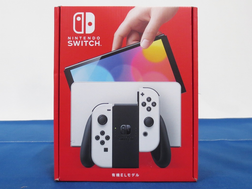 1円~★未使用☆Nintendo Switch本体≪2≫ 有機ELモデル ホワイト ニンテンドースイッチ ※付属品完備※ (1535)拍卖