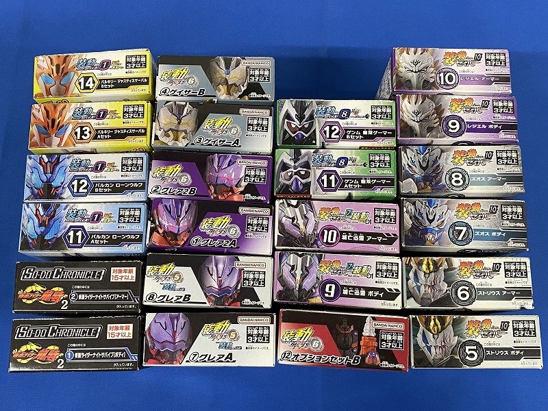 未開封★BANDAI 装動 仮面ライダー 23箱 まとめて リバース、ギーツ、セイバー、龍騎 (1475)拍卖