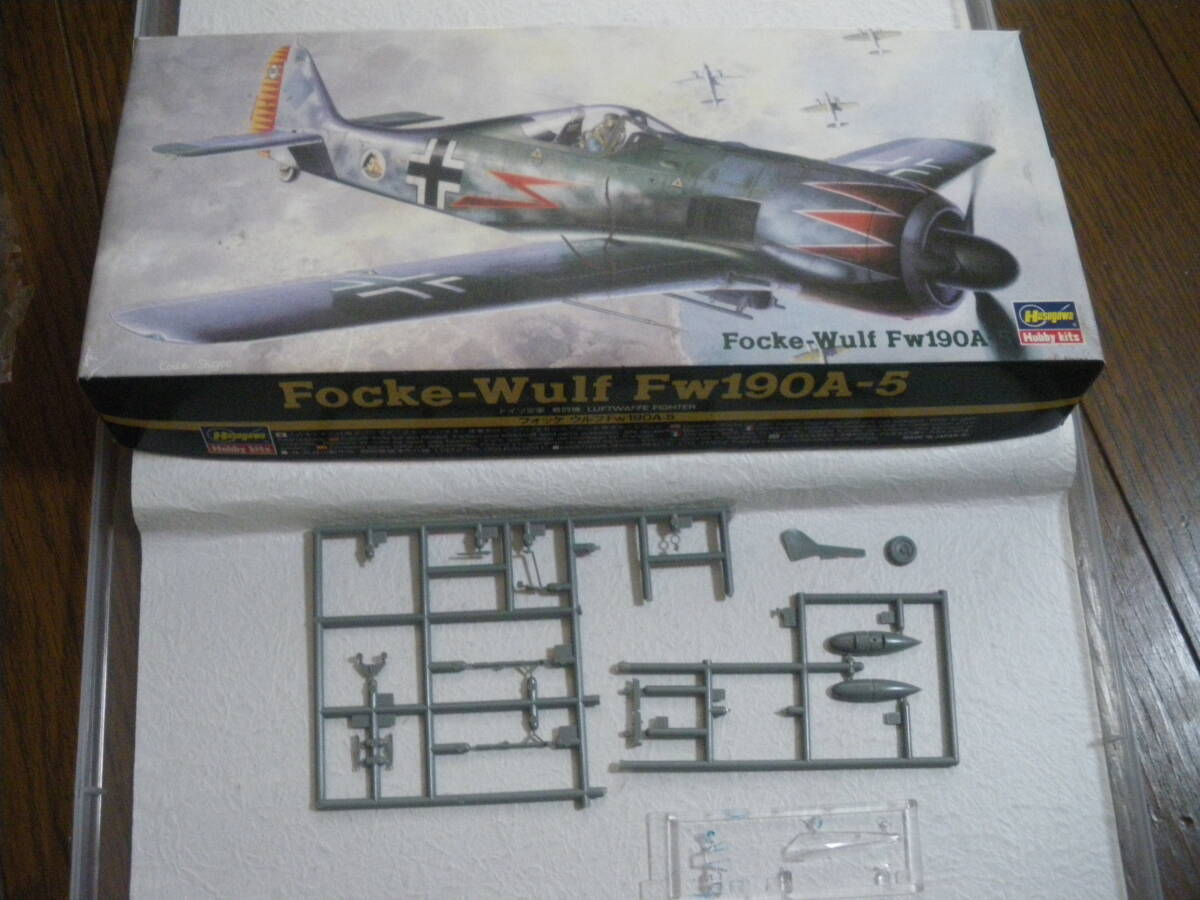 即決! オマケ付 ハセガワ 1/72 フォッケウルフ Fw190A-5 Focke-Wulf 190A-5 AP7 未組立 袋未開封 箱汚れ有り 同梱、郵送も可拍卖