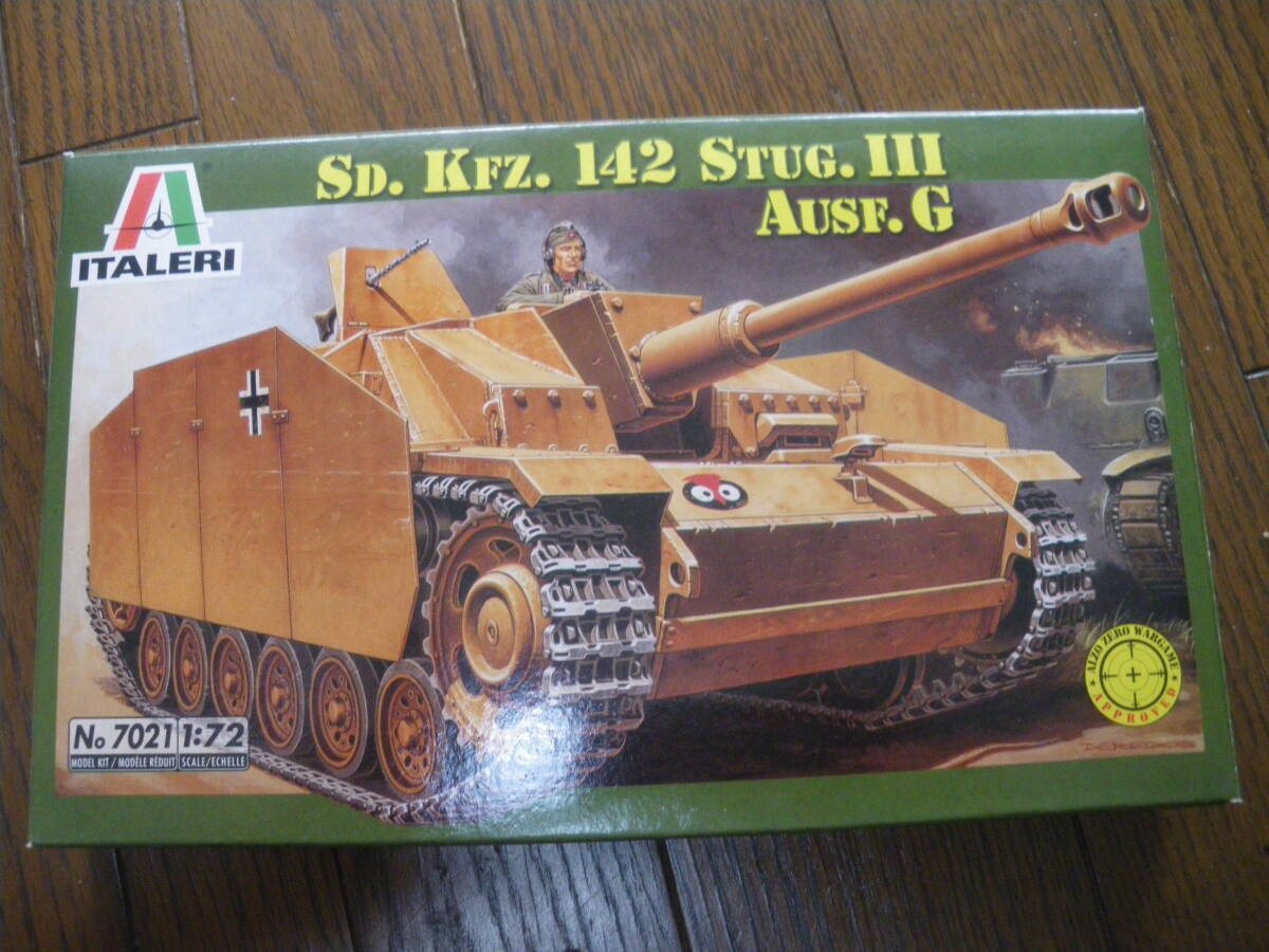 ITALERI イタレリ 1/72 Ⅲ号 突撃砲 戦車 G型 Sd.Kfz 142 Stug Ⅲ Ausf.G 7021 未組立 内袋未開封 同梱、郵送可拍卖
