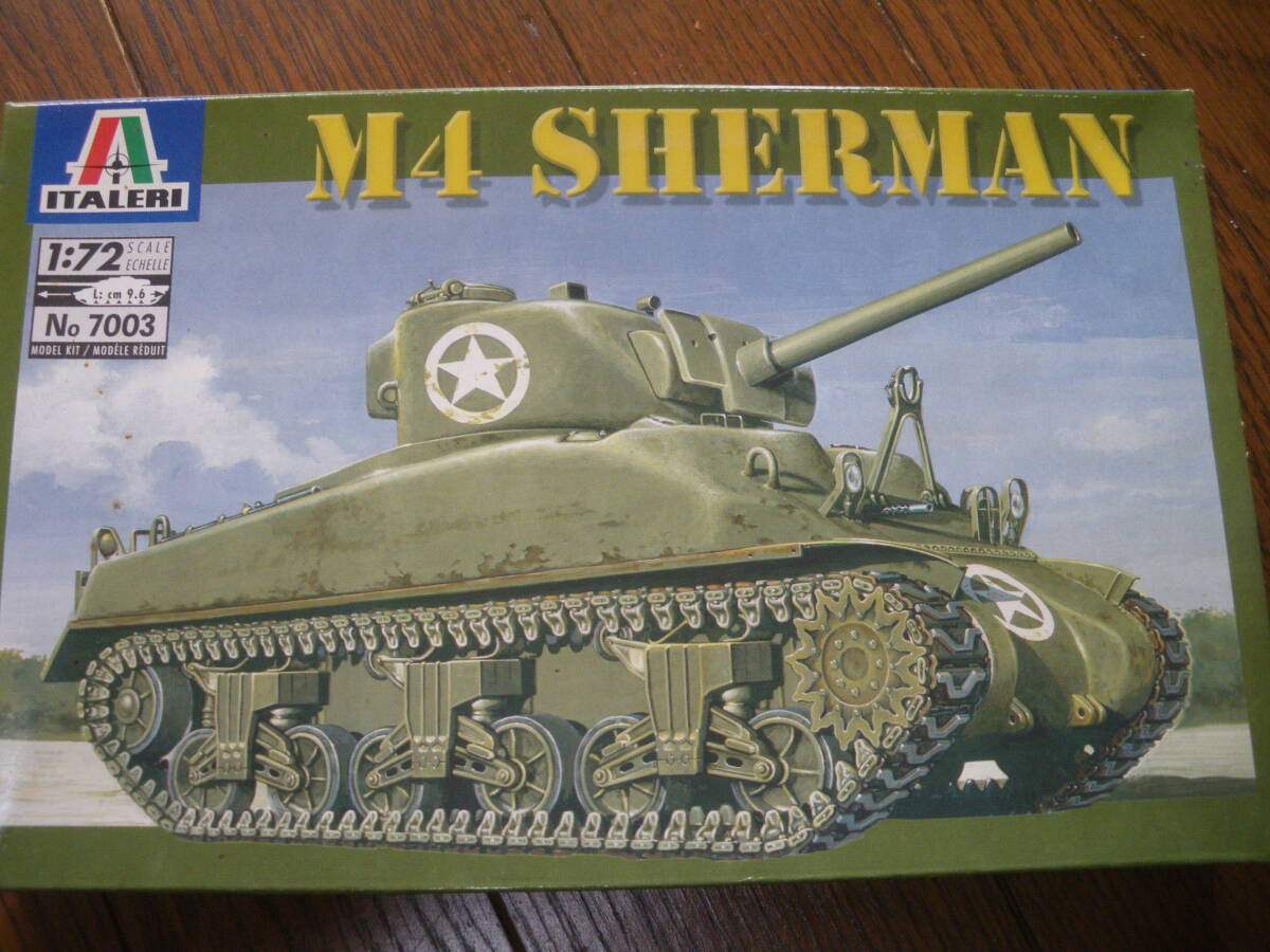 ITALERI イタレリ 1/72 M-4 シャーマン 戦車 M-4 SHERMAN 7003 未組立 有名戦車 内袋未開封 同梱、郵送可拍卖