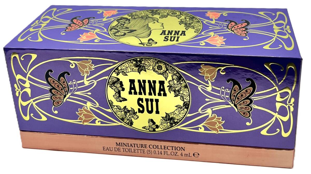 アナスイ ミニチュアコレクション 4ml × 5本セット 外箱有 約99%残 極微使用品!(56105)拍卖