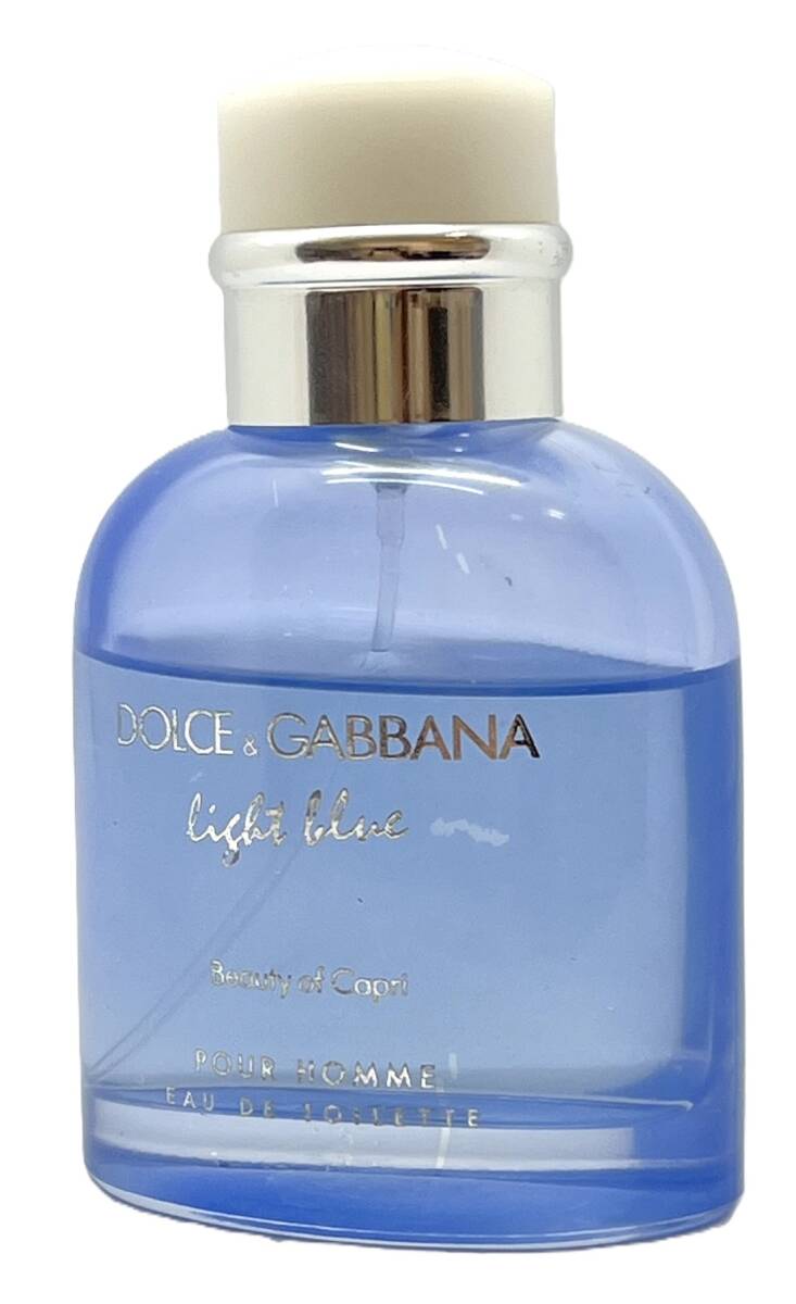 ドルチェ&ガッバーナ ライトブルー ビューティオブカプリ プールオム EDT 75ml スプレータイプ 約70%残 中古品 (03105)拍卖