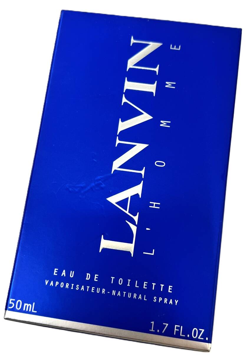 ランバン オム EDT 50ml スプレータイプ 外箱有 約99%残 極微使用品!(06105)拍卖