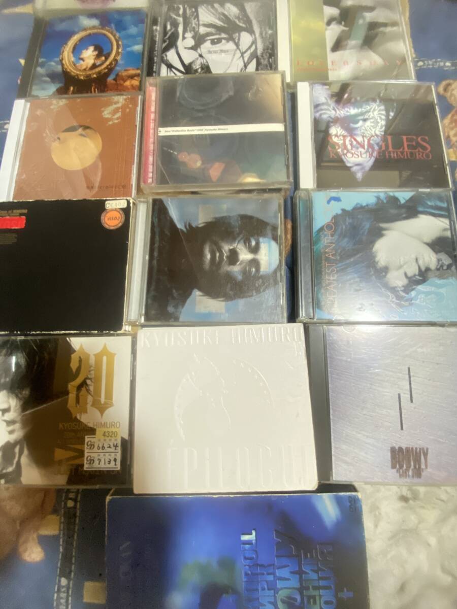 BOOWY DVDとライブ盤とインストゥルメンタル 氷室京介 ベストアルバム+アルバムCD+ライブ盤 2CD+シングル CD 計16枚セット拍卖