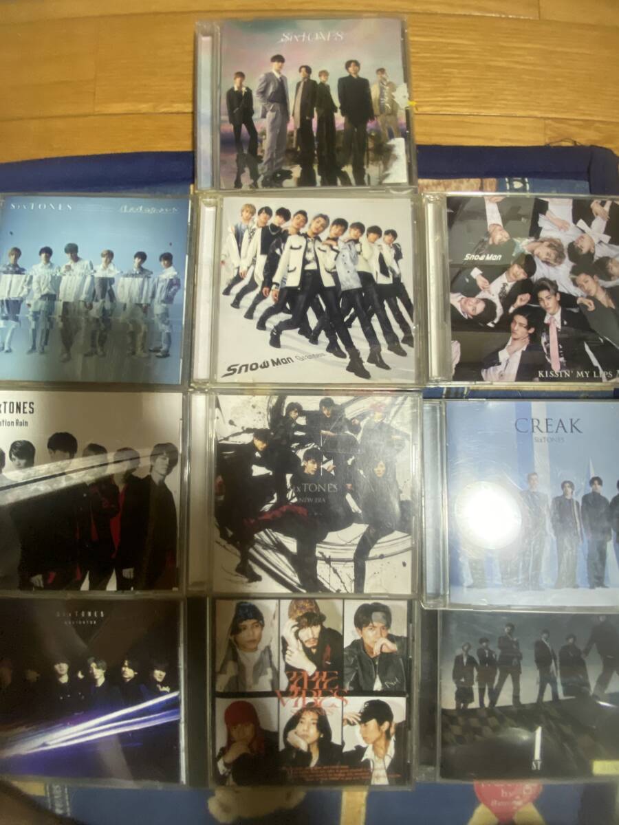 SixTONES(ストーンズ)アルバム シングル CD + Snowman シングル CD 計10枚セット レンタルアップ品拍卖