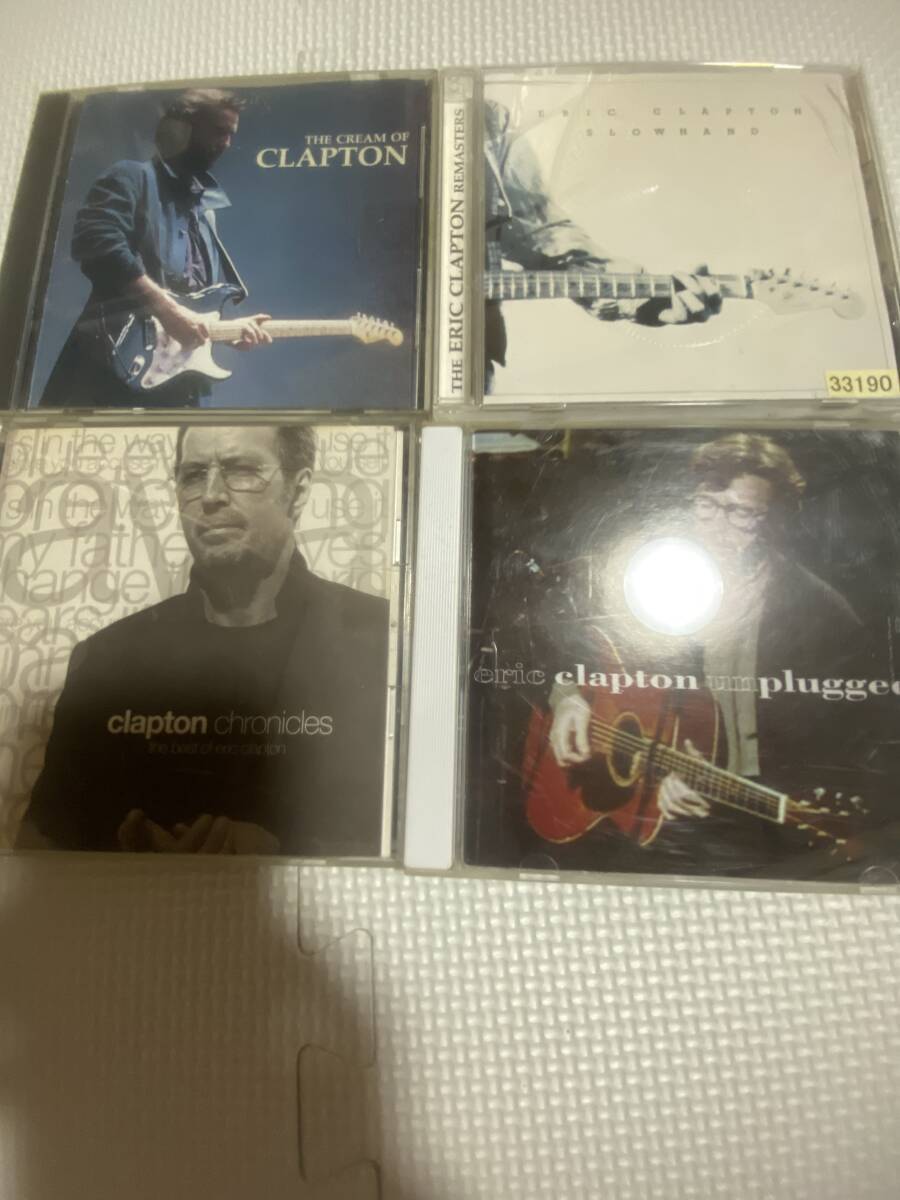 エリック・クラプトン(ERIC CLAPTON)ベストアルバム CD BEST OF+コンビネーションアルバム CD+アルバム CD+ライブ盤 CD 計4枚セット拍卖