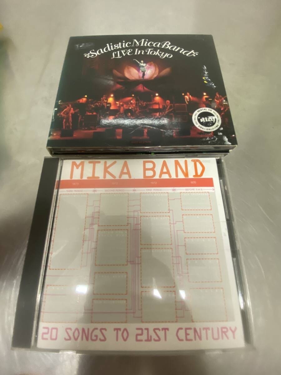 サディスティックミカバンド ベストアルバム CD 20 SONGS TO 21 st CENTURY+ライブ盤 3CD 計2枚セット(SADISTIC MIKA BAND)拍卖