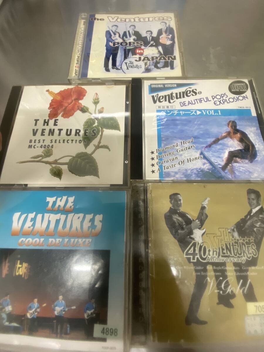 THE VENTURES(ザ・ベンチャーズ)ベストアルバム CD+アルバム CD 計5枚セット レンタルアップ品 ジャンク品拍卖