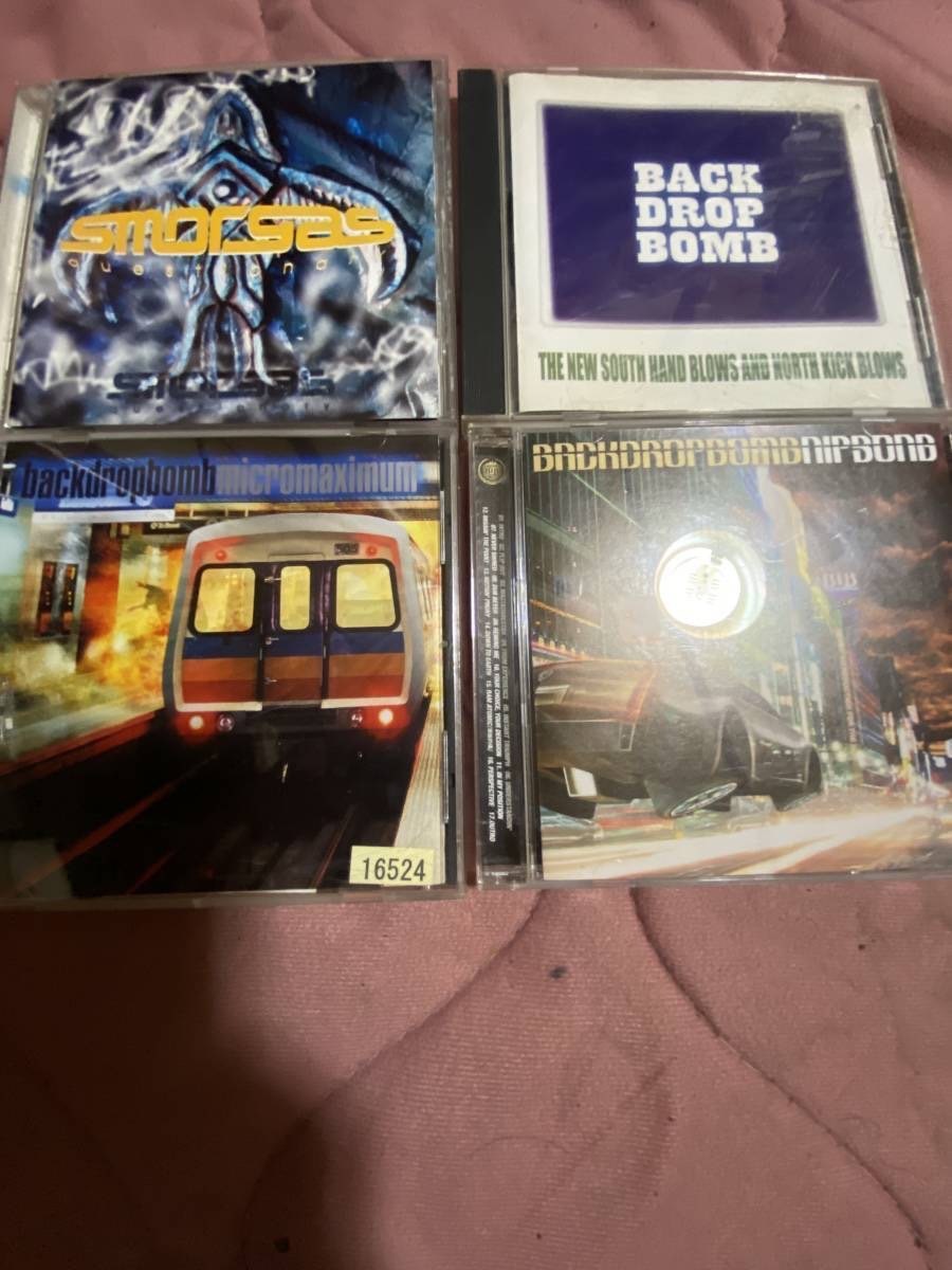 BACK DROP BOMB アルバム CD+CD 7曲入り +スモーガス アルバム CD 計4枚セット(バックドロップボム)拍卖