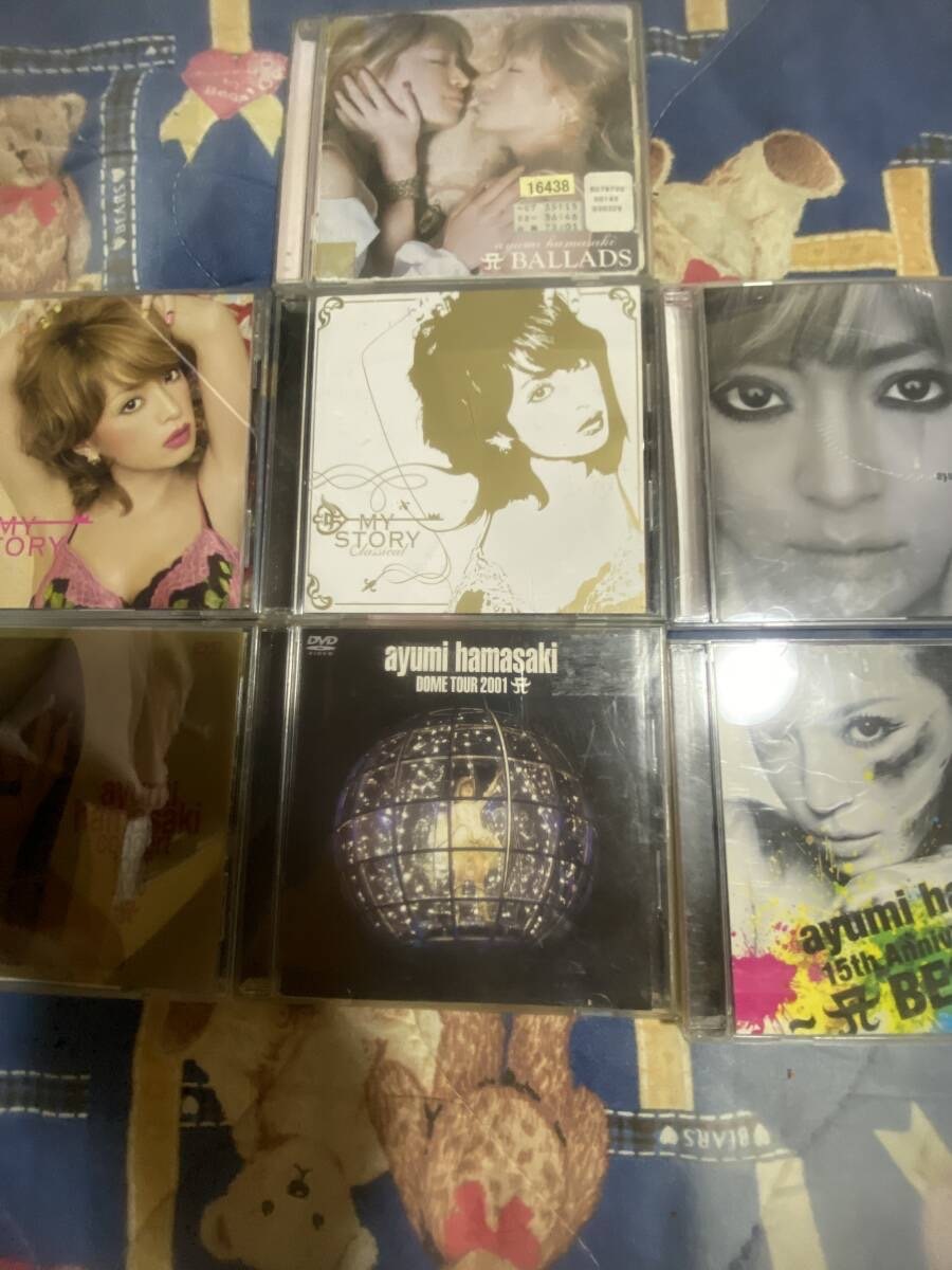 浜崎あゆみ DVD+ベストライブ盤 CD+ベストアルバム CD +ミックス盤CD +アルバム CD 計8枚セット拍卖
