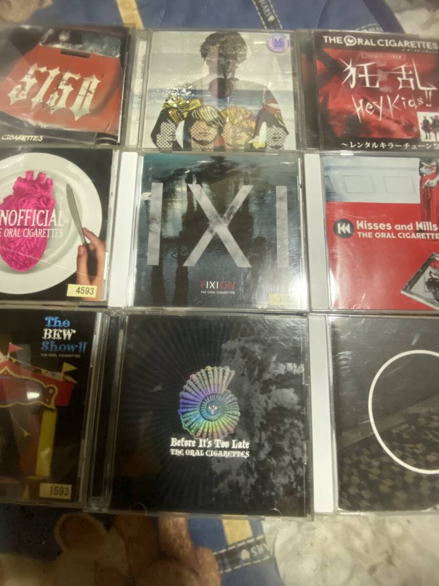 THE ORAL CIGARETTES (ジ・オーラルシガレッツ)アルバム 2CD+アルバム CD+CD DVD +TSUTAYAレンタル限定CD 計9枚セット拍卖