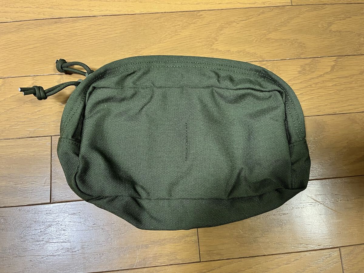 中古 FLYYE ユーティリティ ポーチ OD オリーブドラブ ナイロン サバゲー 装備 ミリタリー拍卖