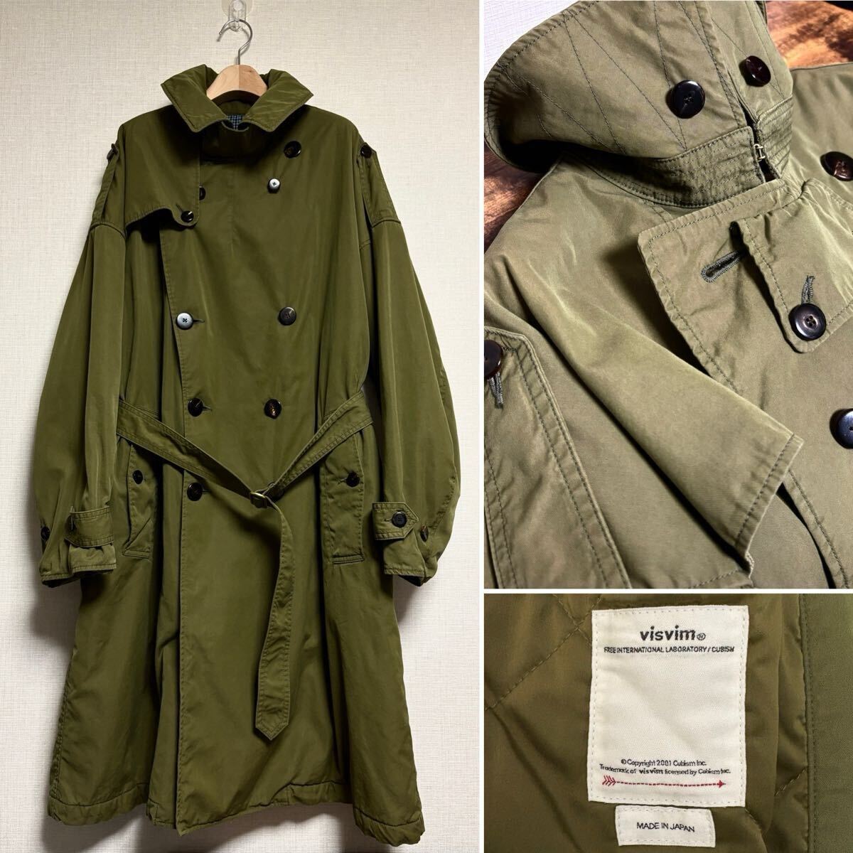 visvim DASHIELL TRENCH ビズビム SIZE/3 中村ヒロキ トレンチコート ICT JOURNEYMAN THORSON IRIS ジャケット ブルゾン コート 限定拍卖
