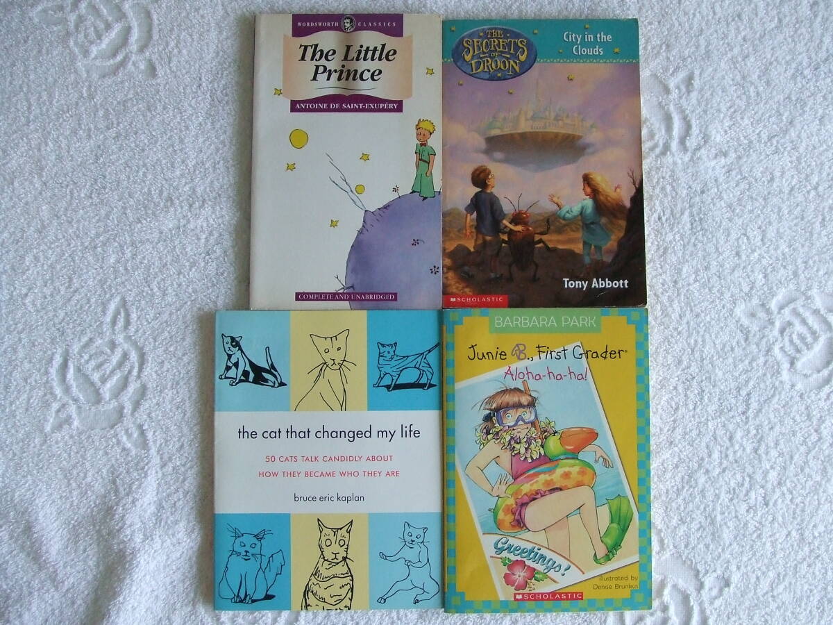 か美品 ★★★アメリカ小学校レべル×4冊セット★★★ 多読用まとめ売り 未読品/洋書 ◆送料無料◆ 英語ペーパーバック・リーディング拍卖