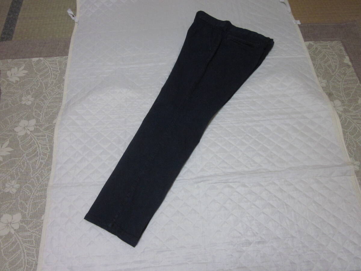 ☆☆☆【 11/24・大幅値下げ 】LANVIN ランバン COLLECTION:デニムトラウザーズパンツ:正規品:サイズ表示 50 (約88CM)送料無料拍卖
