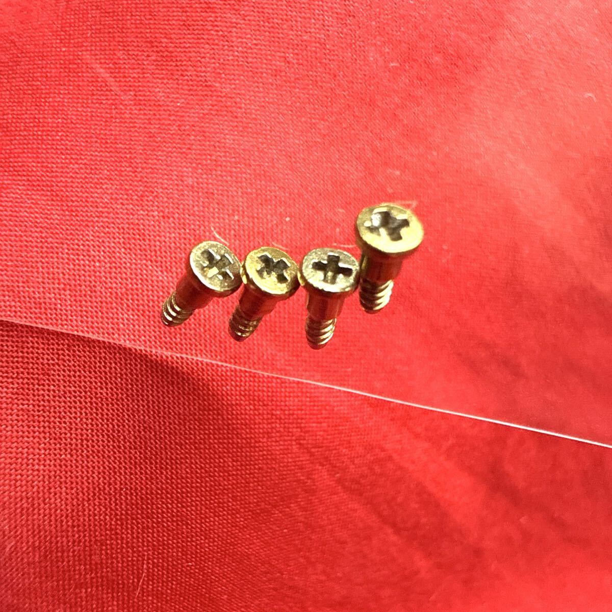 ★即決有★希少!初期カシオ純正 金色ビス G-SHOCK ベゼル 固定ビス ゴールド色 4本セット★適合 DW-6600 DW-6900 DW-5900 DW-6200 DW-6100拍卖