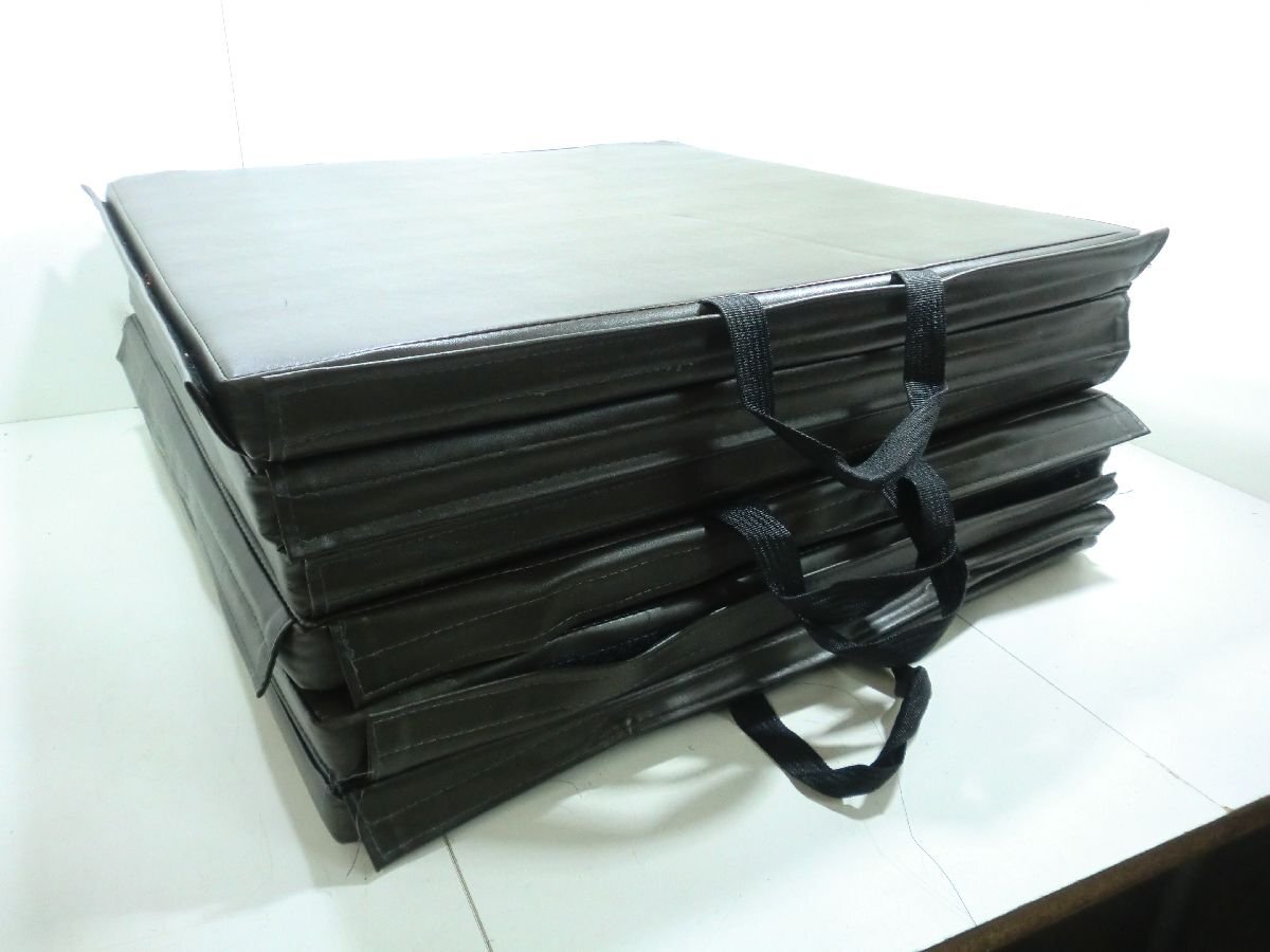 PP/J14H-DA6 KaRaDa Style 体操マット 折り畳み 2セット 60センチ×180センチ ダークブラウン 厚み3.5センチ拍卖