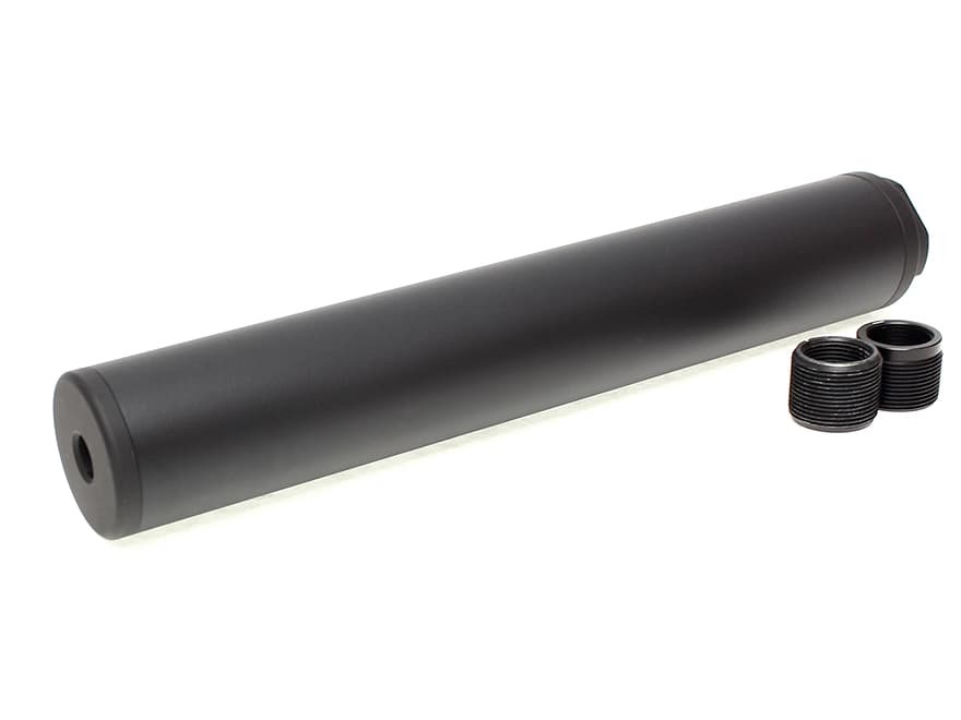 H2836BO2 MILITARY-BASE(ミリタリーベース)SLCスタイル OCTANE-2 45 サイレンサー 35x215 ブラック 14mm正ネジ/14mm逆ネジ 両対応拍卖