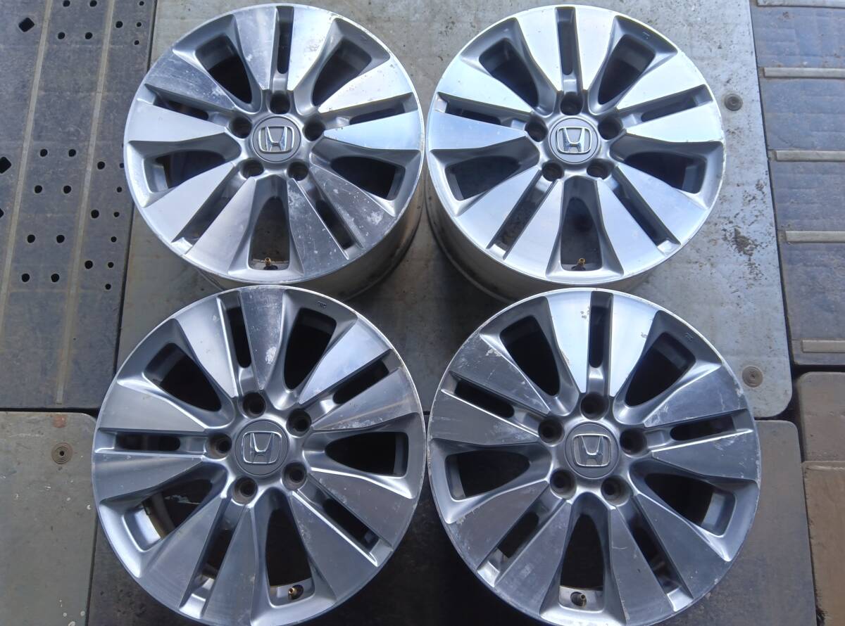 No.2198【ホンダ純正 16インチアルミホイール】16×6 PCD114.3 5穴 OFF50 ステップワゴン等拍卖