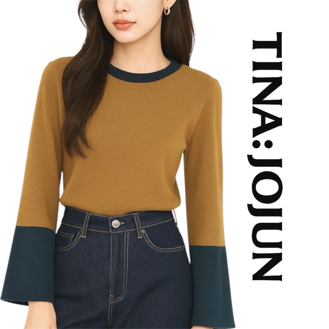 tina jojun ティーナ ジョジュン ニット セーター レディース 長袖拍卖