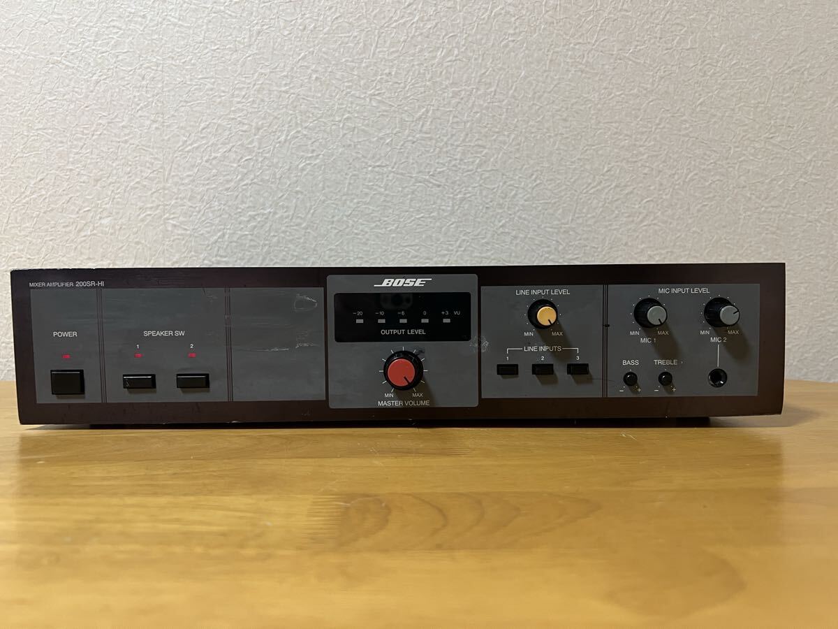 BOSE ミキサーアンプ 200SR-HI 通電確認のみ ジャンク品拍卖