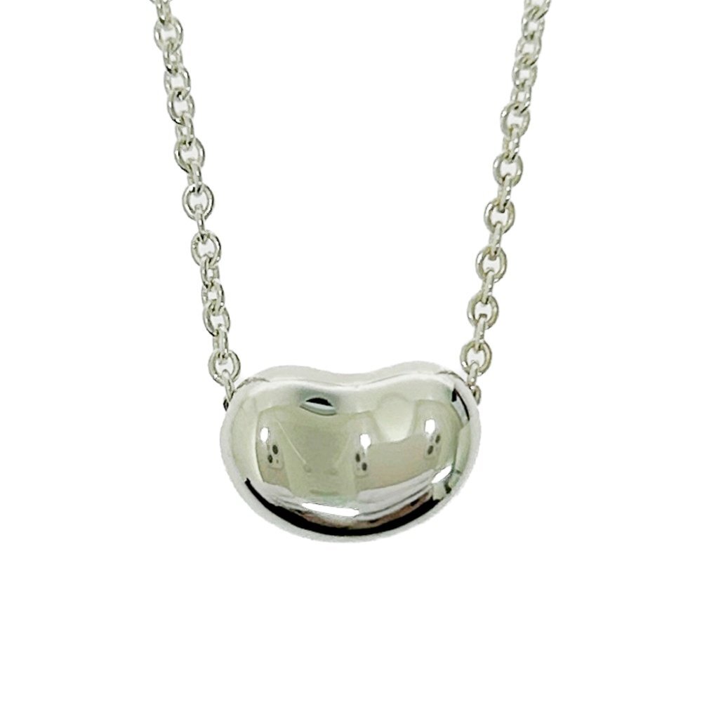 【1円スタート】TIFFANY & Co. ティファニー シルバー ビーン 2.6g 925刻印 ネックレス 509954拍卖