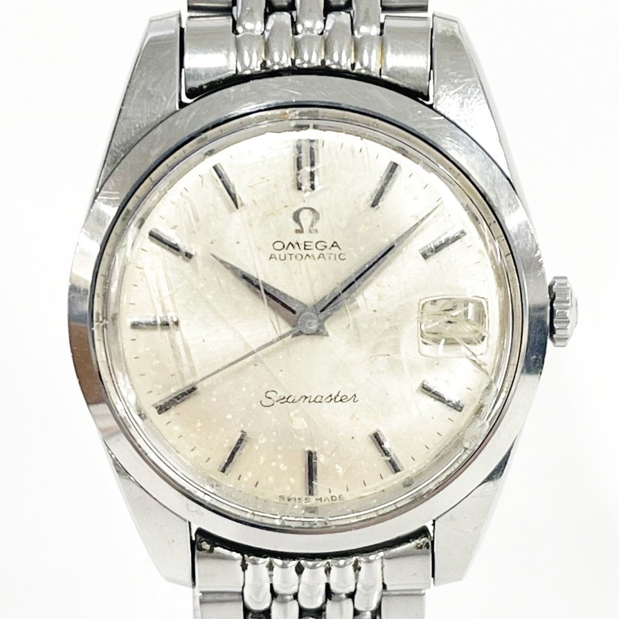 【1円スタート】OMEGA オメガ シーマスター SS シルバー系文字盤 自動巻き メンズ腕時計 ジャンク A870309拍卖