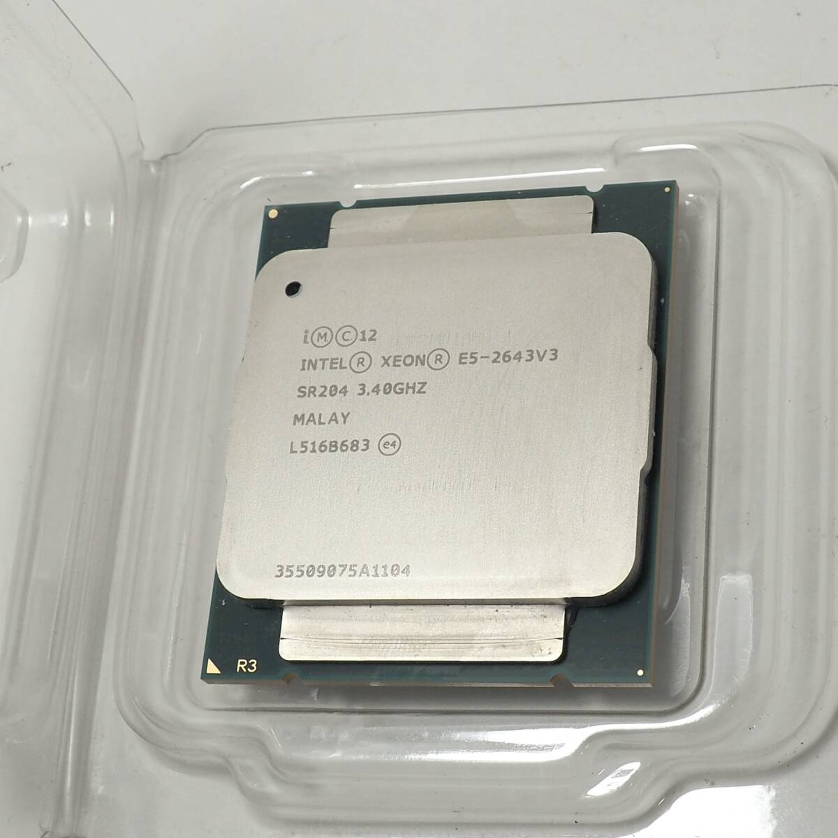 送料180円 Intel Xeon E5-2643 V3 6コア12スレ ベースクロック3.4GHz→TB3.7GHz 20Mキャッシュ 直前取り外し品 動作良好 2個あり拍卖