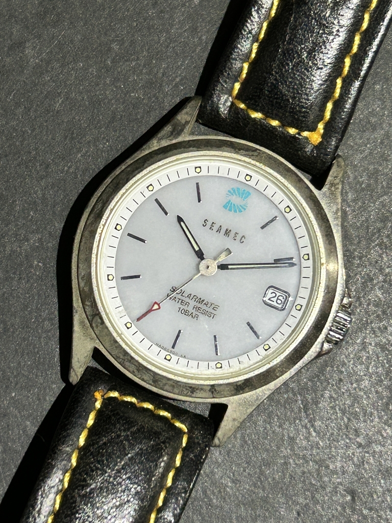 ● コレクター必見 SEAMEC ソーラー 腕時計 メンズ 男性 ファッション 小物 コレクション Zr351拍卖