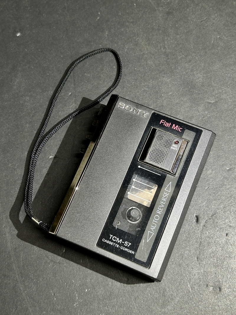 ● コレクター必見 SONY ソニー TCM-57 カセットレコーダー ブラック 黒 テープレコーダー ジャンク品 コレクション Zr391拍卖