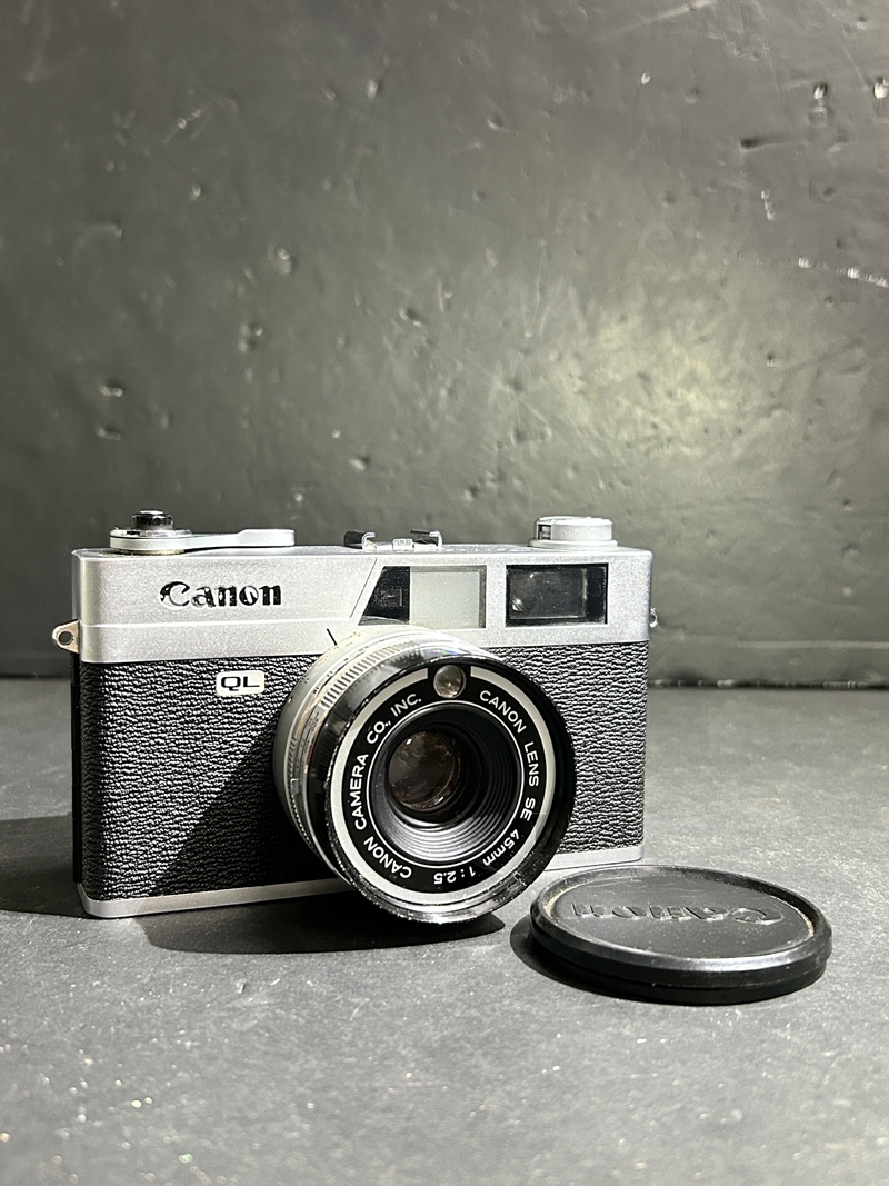 ● コレクター必見 Canon キャノン QL25 フィルムカメラ レンズ 45mm 1:2.5 カメラ ジャンク品 コレクション Zr392拍卖