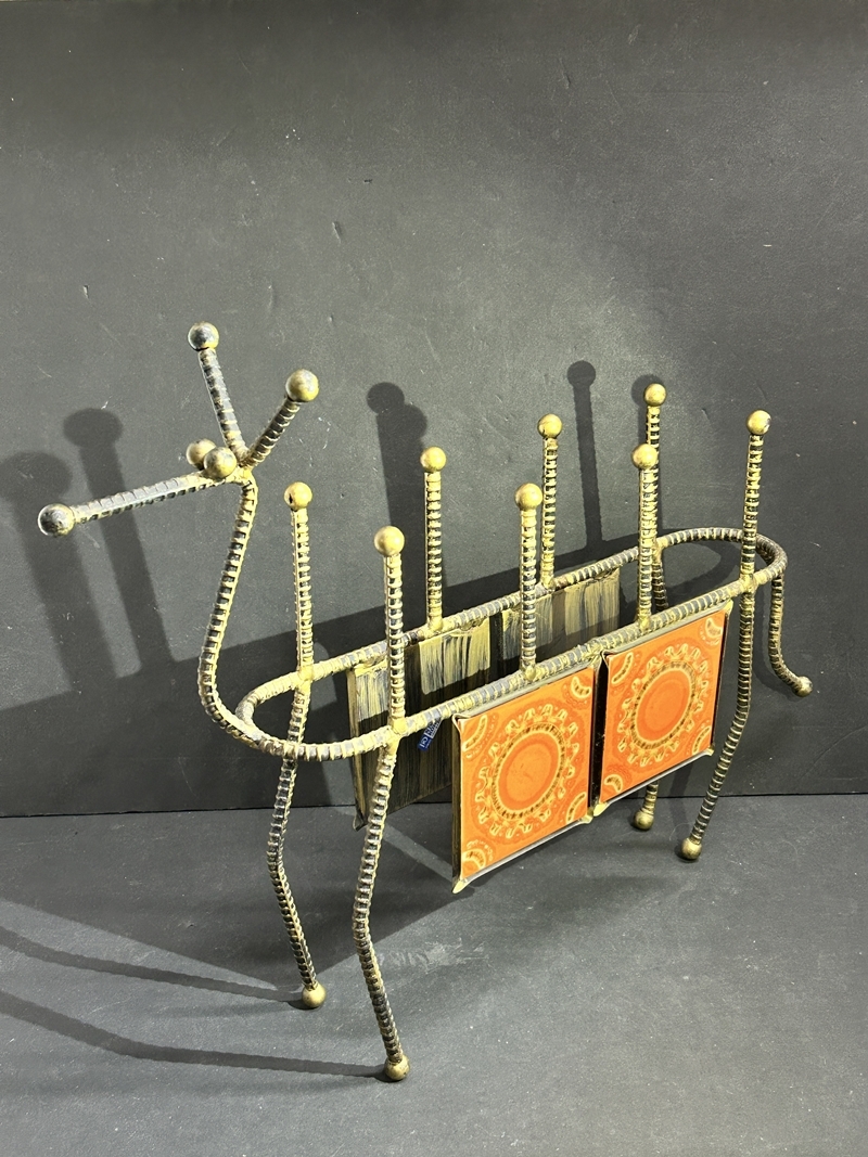 ● コレクター必見 アイアン製 スリップラック アニマルモチーフ 玄関収納 置物 インテリア 飾り コレクション Zr403拍卖