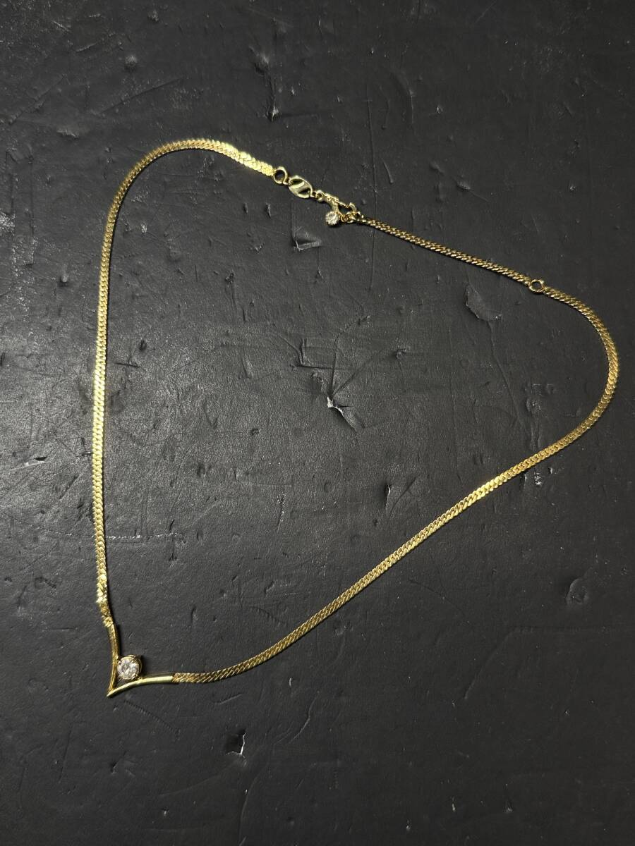 ★コレクター必見 ビンテージ ネックレス ゴールドカラー ラインストーン レディース アクセサリー 飾り コレクション GT669拍卖