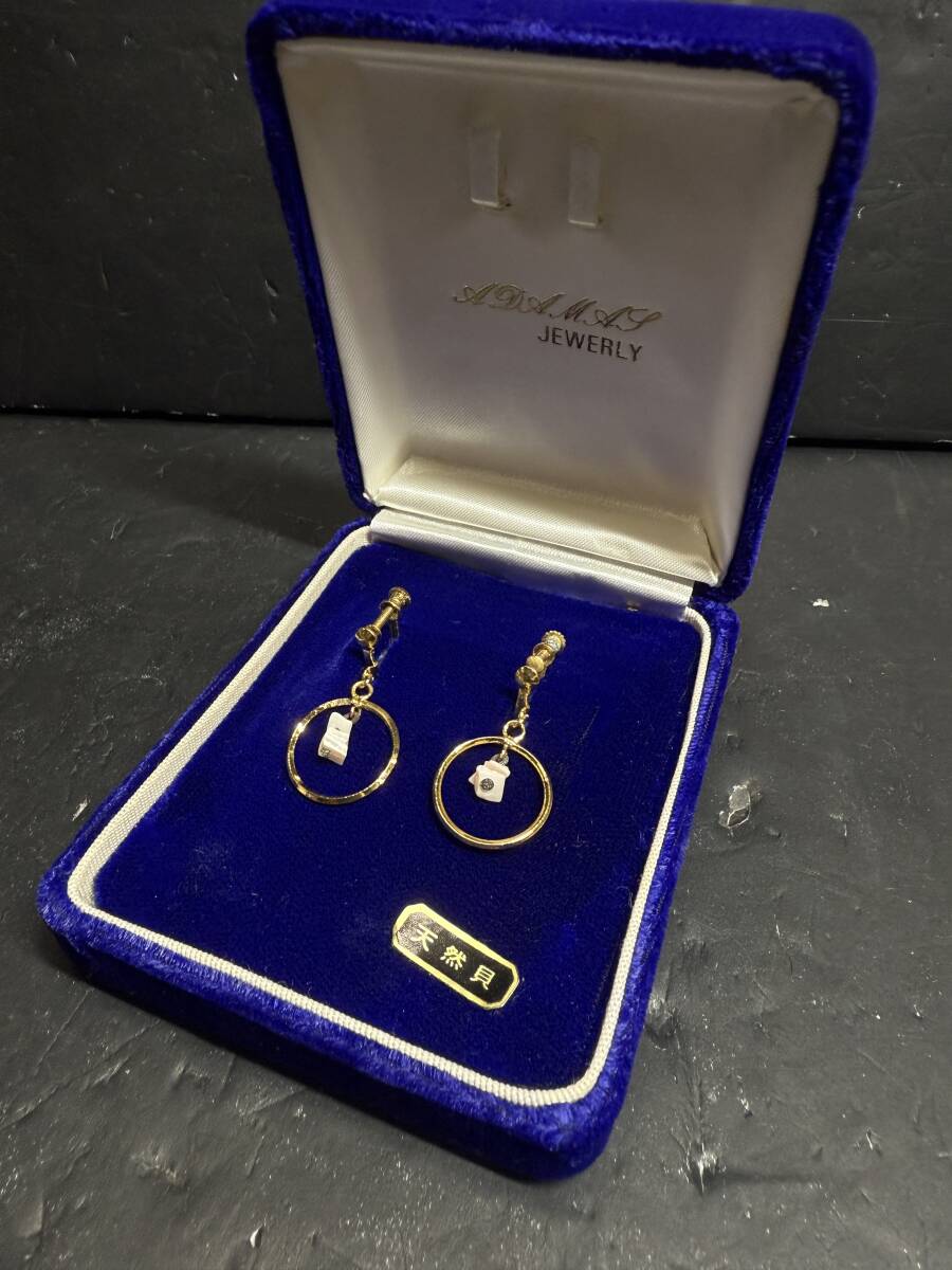 ★コレクター必見 ビンテージ 天然貝 イヤリング レディース アクセサリー 耳飾り レトロ コレクション GT862拍卖