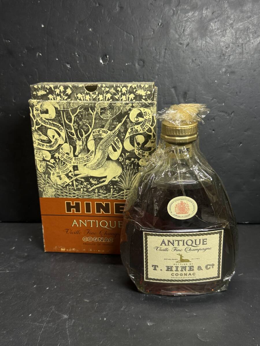 ★古酒 HINE ANTIQUE Vieille Fine Champagne COGNAC ハイン アンティーク ヴィエイユファインシャンパーニュ コニャック ブランデー GT868拍卖