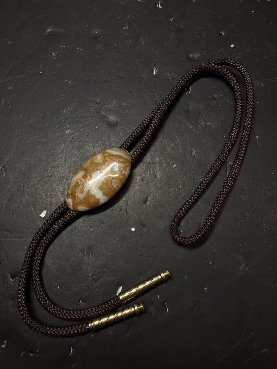 ★コレクター必見 ビンテージ 天然石 ループタイ メンズ アクセサリー カラーストーン 飾り コレクション GT924拍卖