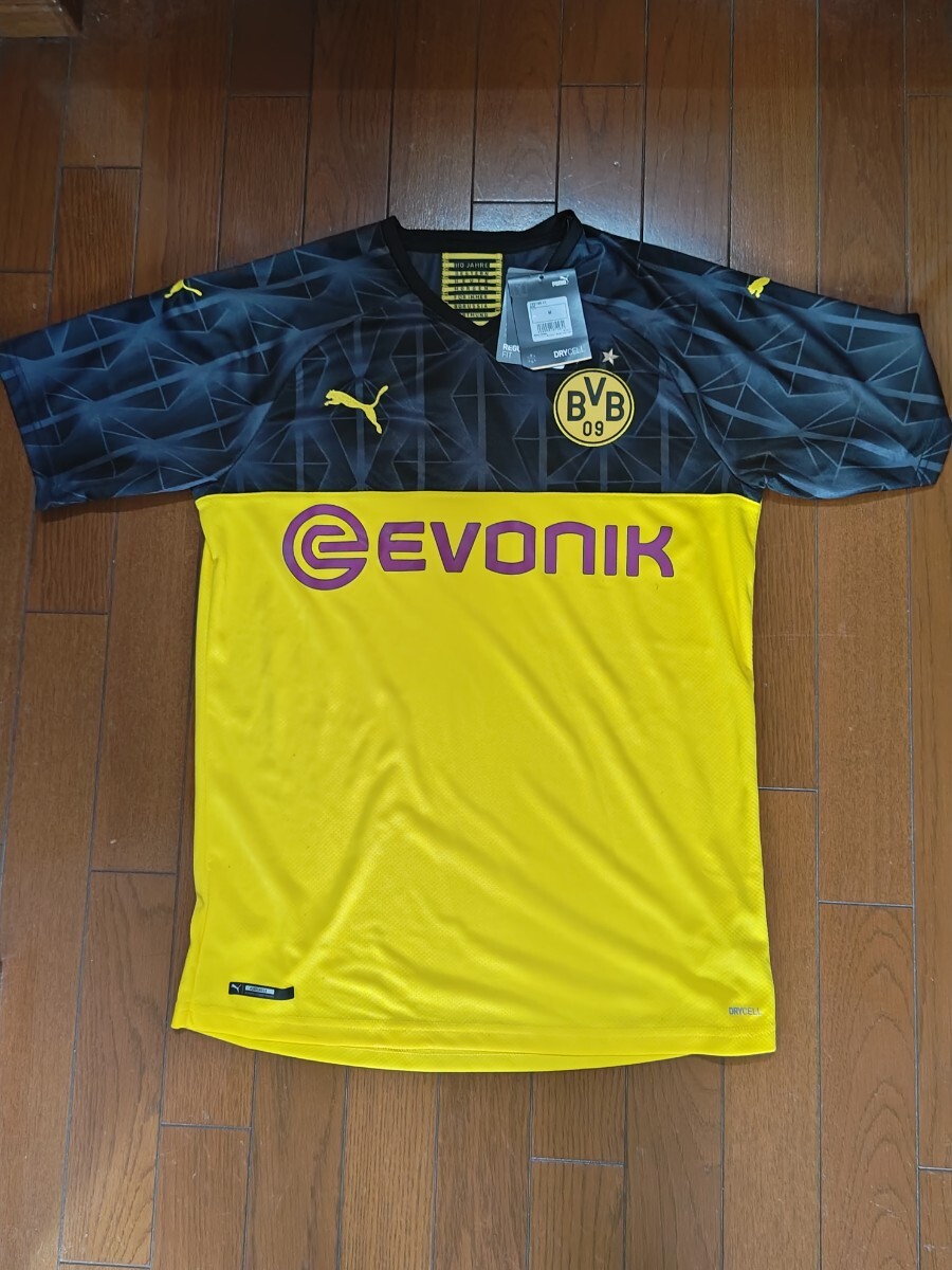 新品未使用タグ付き プーマ Mサイズ ドルトムント 18-19 ホーム 半袖ゲームシャツ ドイツ拍卖