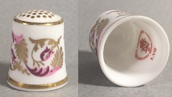 ◎ロイヤル クラウンダービー 金彩指貫 シンブルe◎13/15拍卖