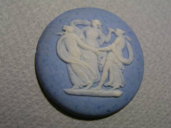 ◎19世紀製? ウェッジウッド ジャスパー カメオ 「3人の踊り子」◎拍卖