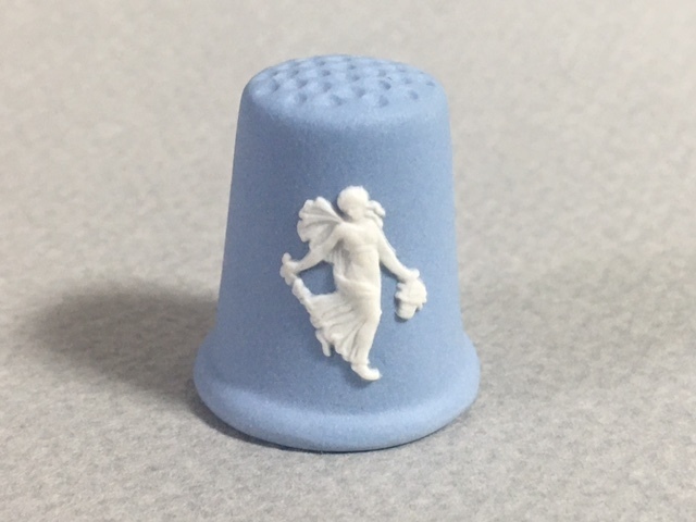 ◎ウェッジウッド ジャスパー 指貫 シンブル 「踊り子」◎拍卖